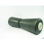 Gummirolle Kielrolle Form V Schwarzer Gummi, <p>bohrung: 16 Mm<p>länge: 290 Mm<p>durchmesser: 94/61 Mm